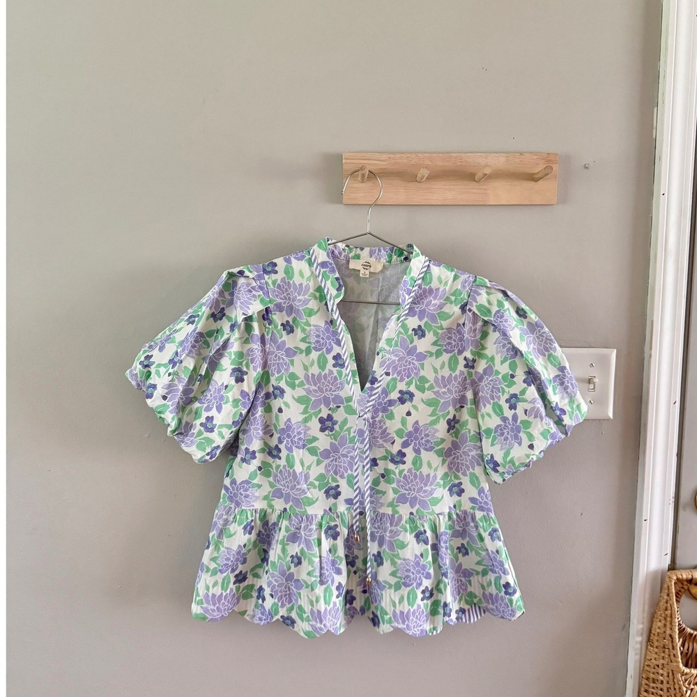 Entro peplum floral top